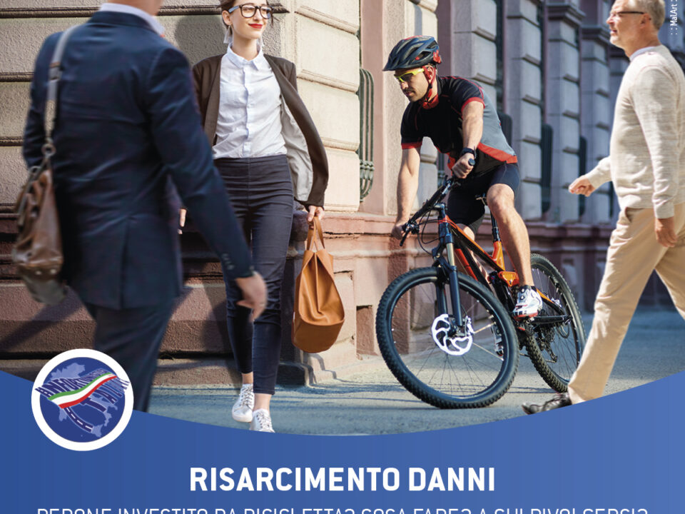 Pedone investito da bicicletta