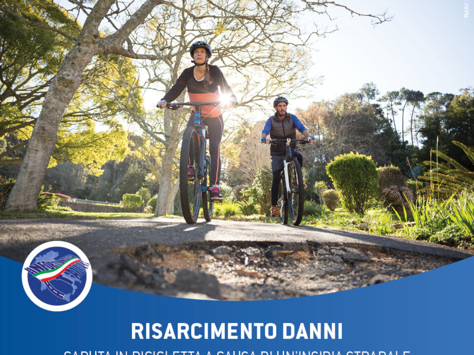 caduta in bicicletta causa insidia stradale