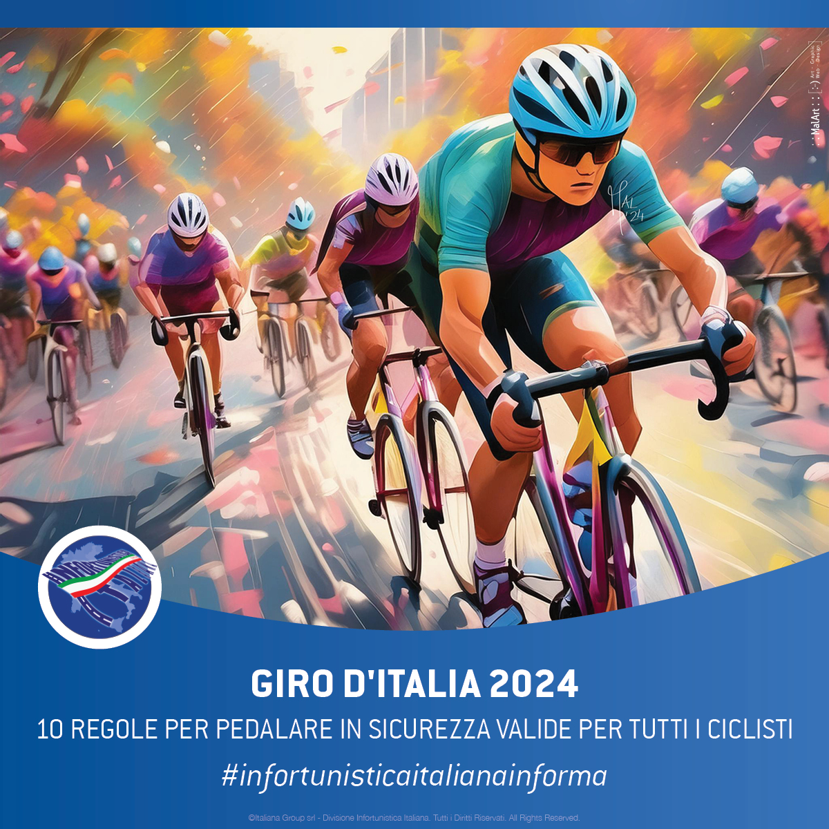 giro d'italia 2024 10 regole per pedalare da soli o in gruppo in sicurezza