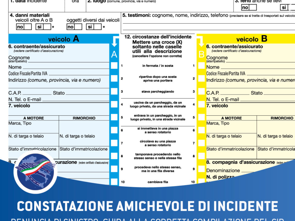 denuncia di sinistro come compilare correttamente il cid