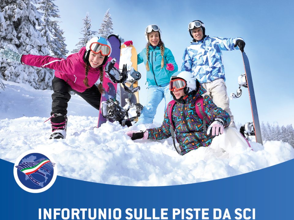 infortunio sulle piste da sci