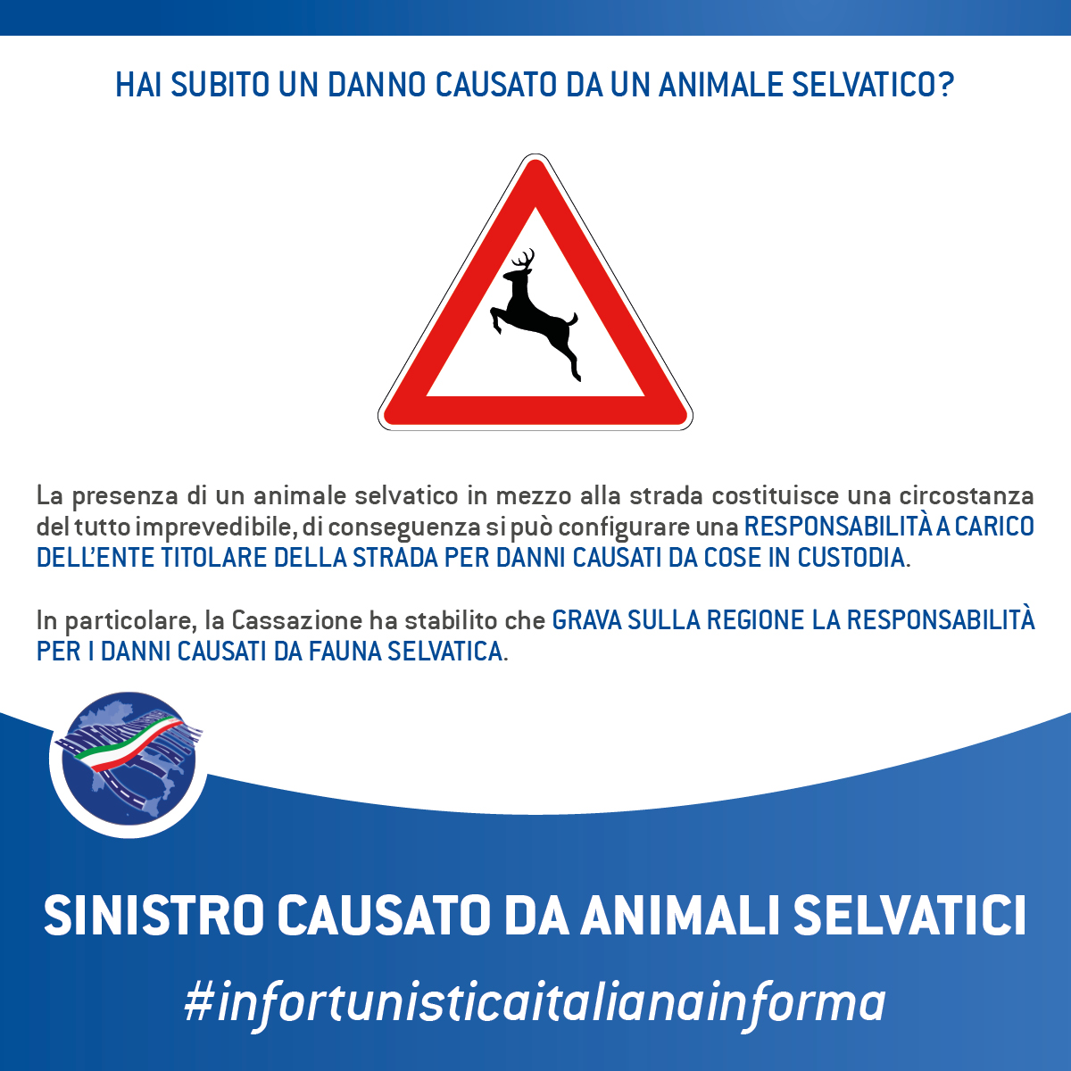 sinistri causati da animali selvatici