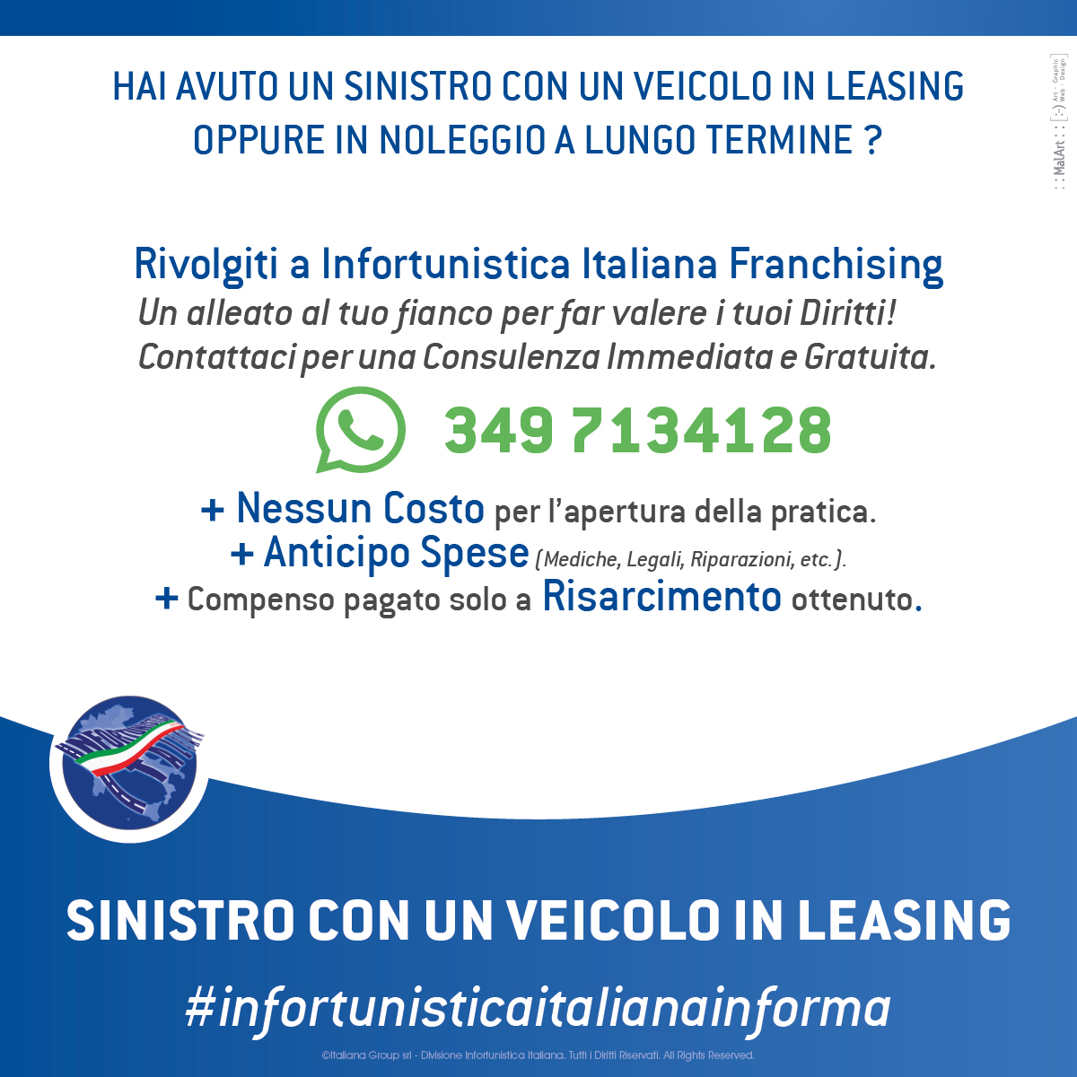 sinistro con veicolo in leasing