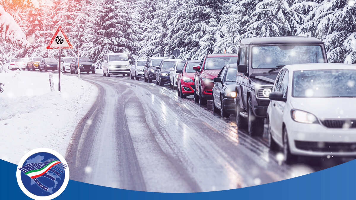 sinistro stradale a causa di neve o ghiaccio sul manto stradale