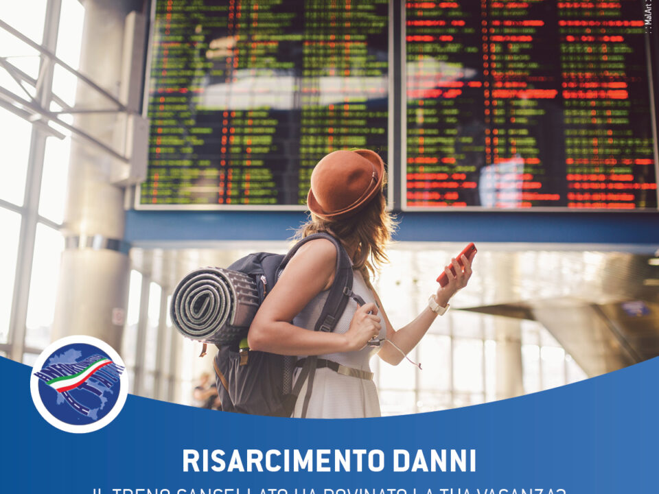 treno cancellato vacanza rovinata risarcimento danno